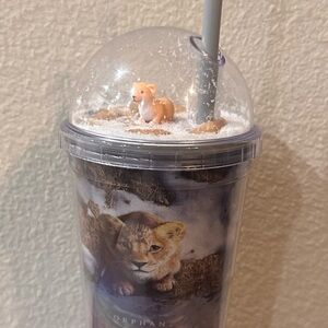 Mufasa Disney Themed Tumbler with Straw